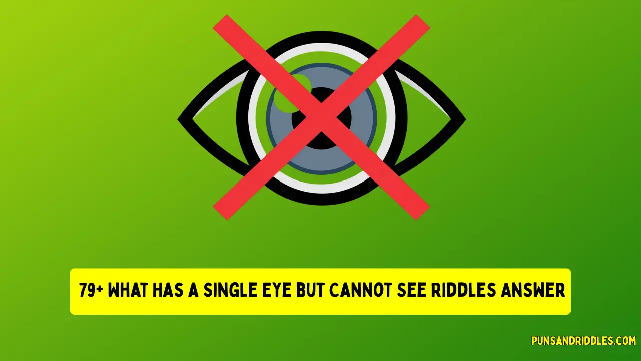 What Has a Single Eye but Cannot See Riddles