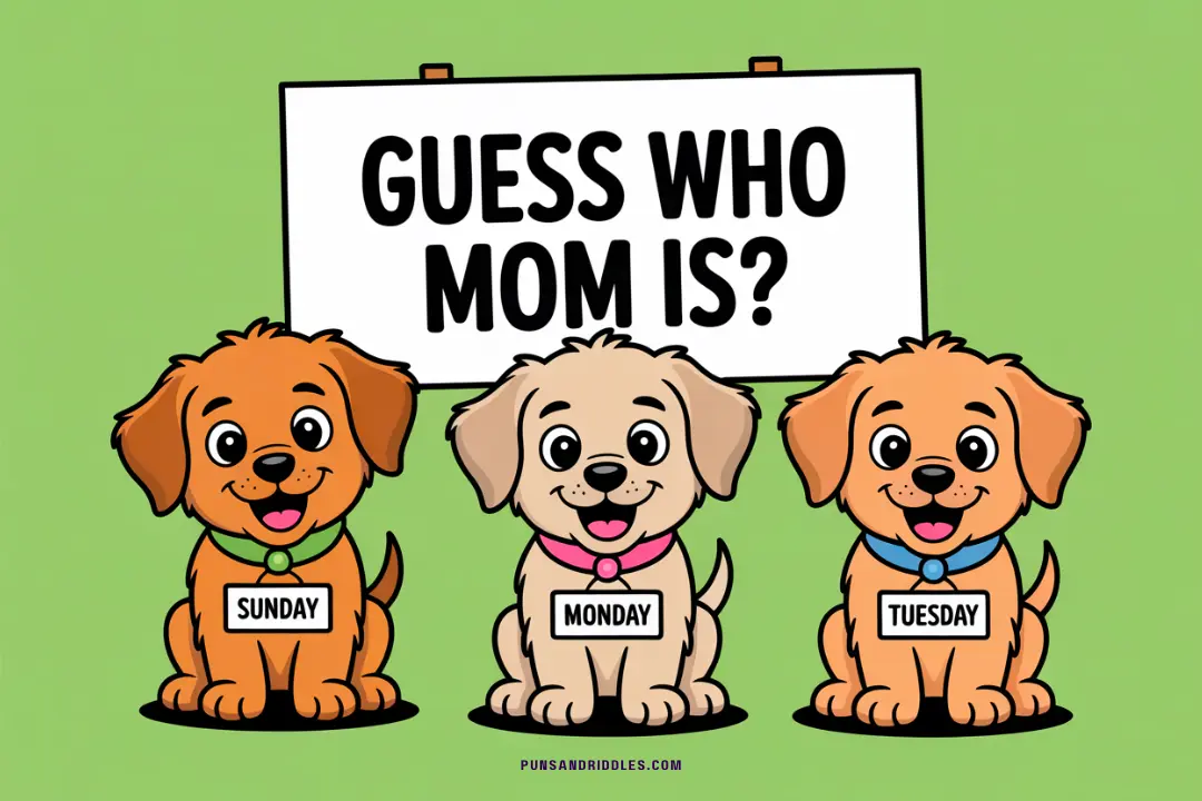 A Dog Has Three Puppies Riddle Answer